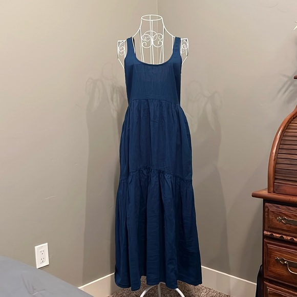 NWT Blue Maxi Dress size small - Picture 2 of 6